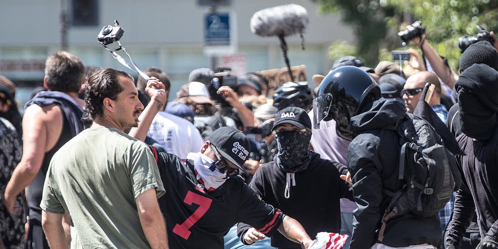 Antifa Broke My Camera The New Republic