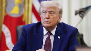 Donald Trump in the Oval Office of the White House