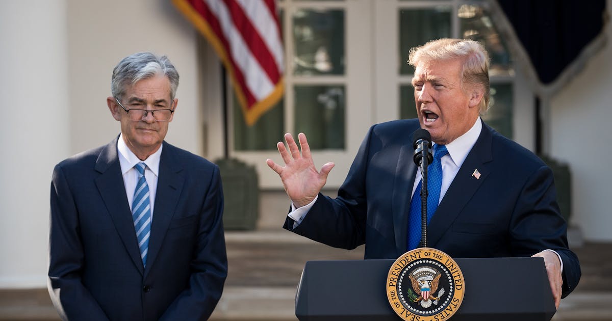 Trump Sends the Economy Tanking Over Fight With Fed Chair