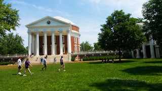 The Rotunda on the Lawn at the University of Virginia in Charlottesville, Virginia