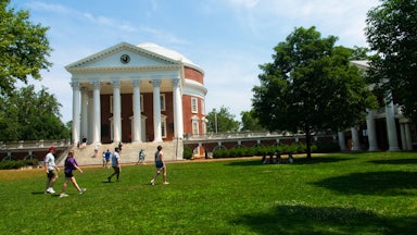The Rotunda on the Lawn at the University of Virginia in Charlottesville, Virginia