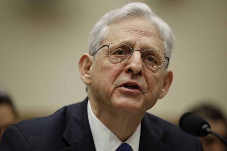 U.S. Attorney General Merrick Garland speaking