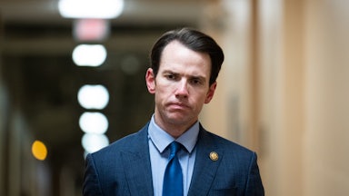 Representative Kevin Kiley walks in the Capitol.