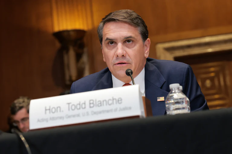 Attorney General Todd Blanche testifies in Congress