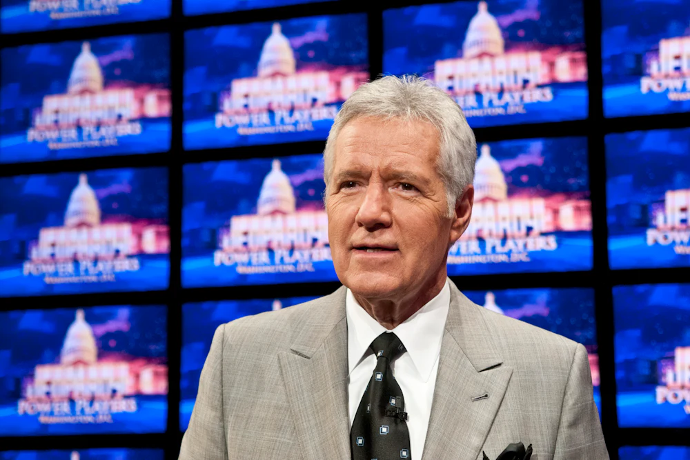 Alex Trebek, the late host of “Jeopardy!”