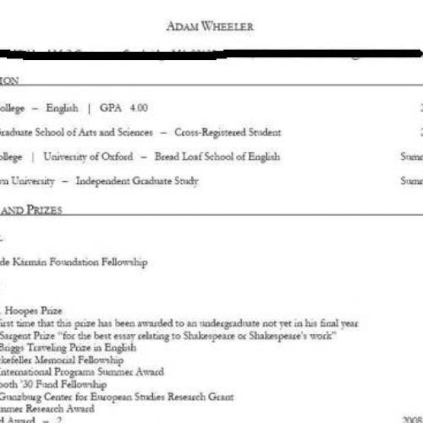 adam wheeler s resume the new republic