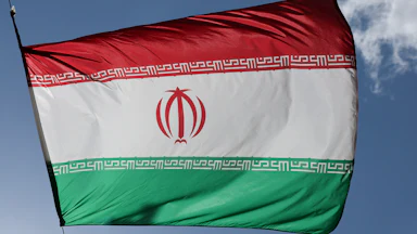 The Iranian flag