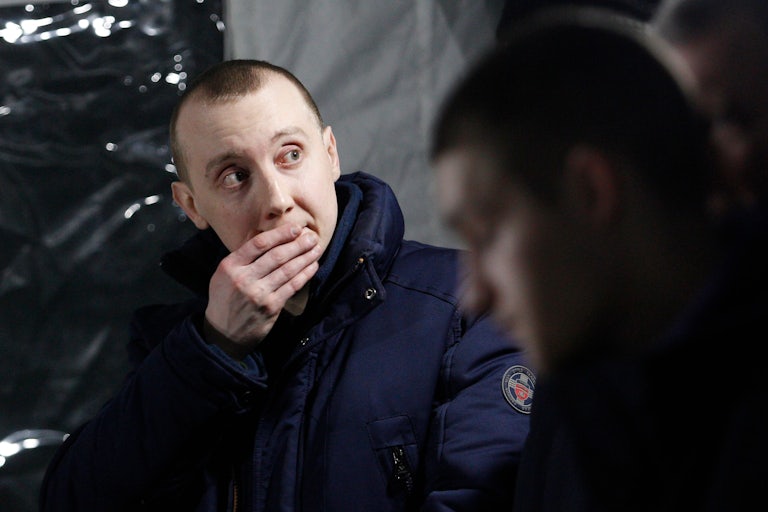 Stanislav Aseyev during a prisoner exchange