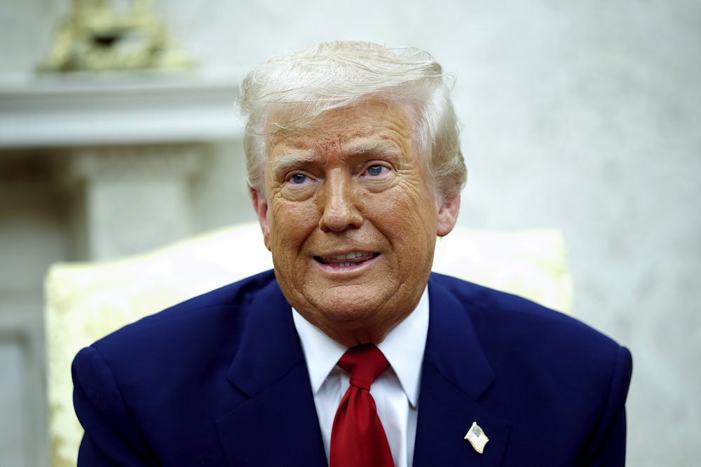 Trump grimacing