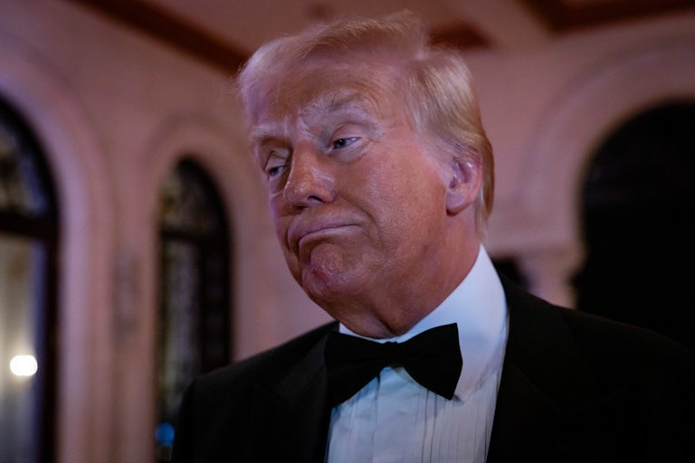 Donald Trump makes a face