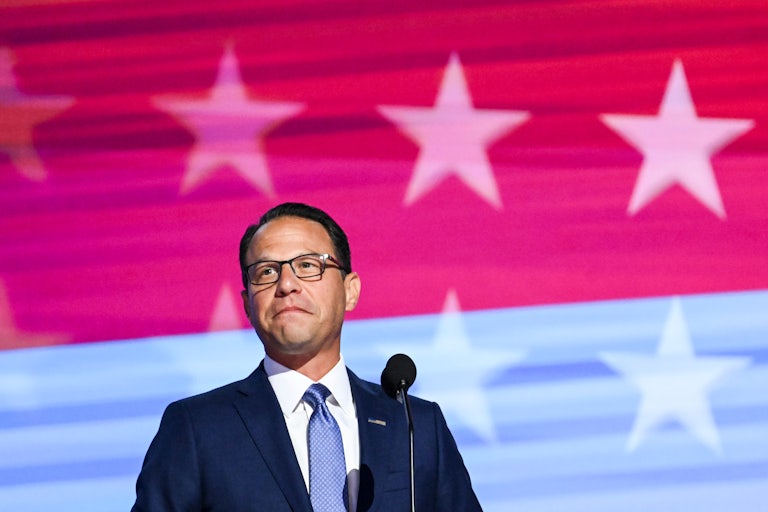 Josh Shapiro speaks at the Democratic National Convention