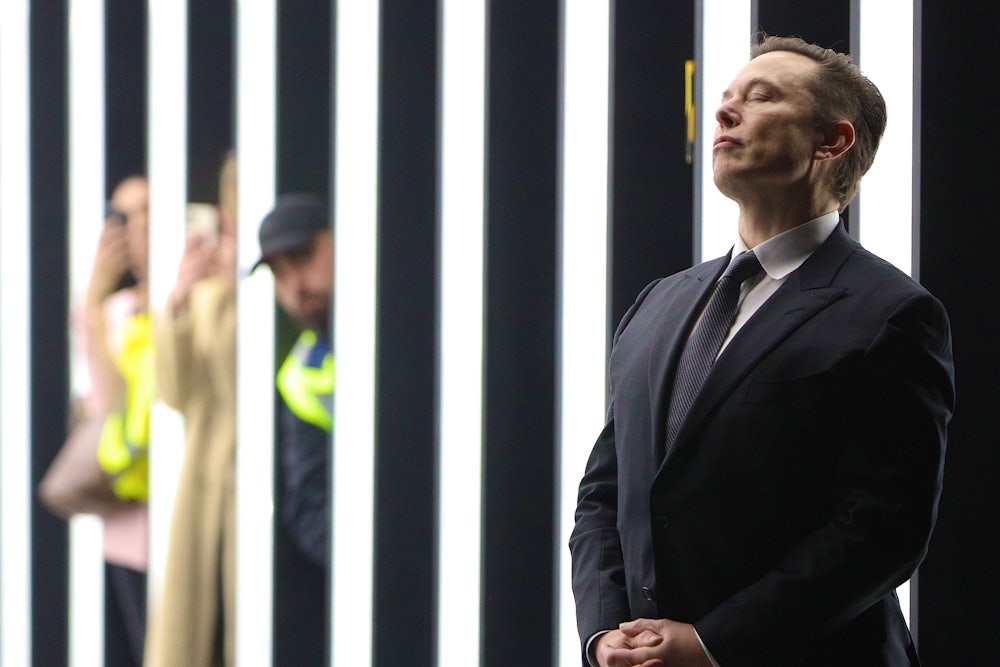 Musk at official opening of new Tesla plant