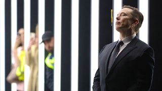 Musk at official opening of new Tesla plant