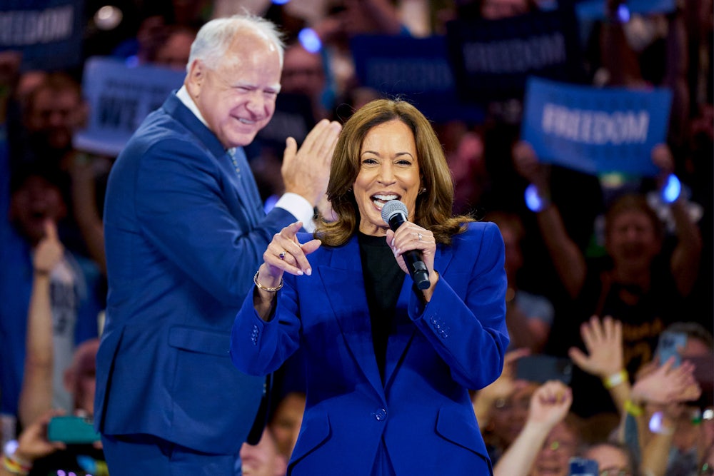 Tim Walz and Kamala Harris