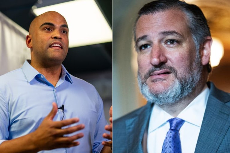 Colin Allred and Ted Cruz