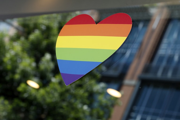 Rainbow heart