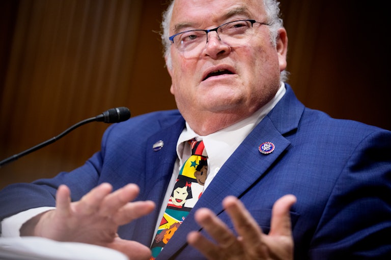 Trump IRS nominee Billy Long in his Senate confirmation hearing.