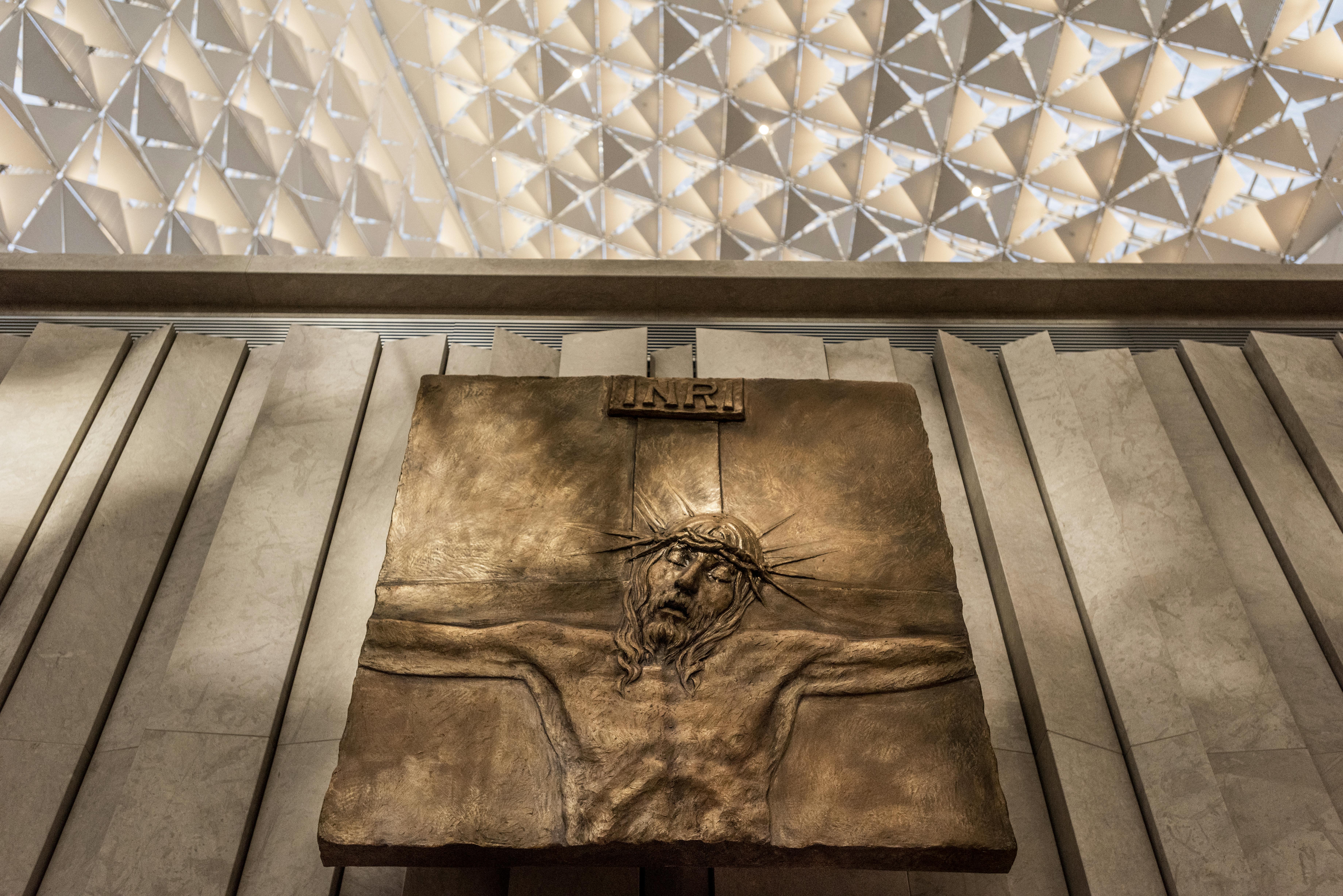 Jesus Christ depicted at a Catholic Church.