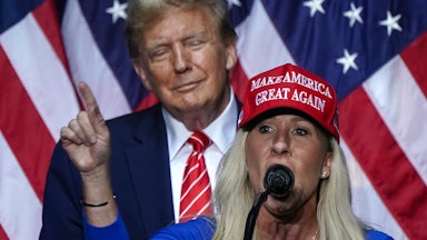 Trump and Marjorie Taylor Greene