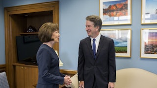 Senator Susan Collins and Brett Kavanaugh