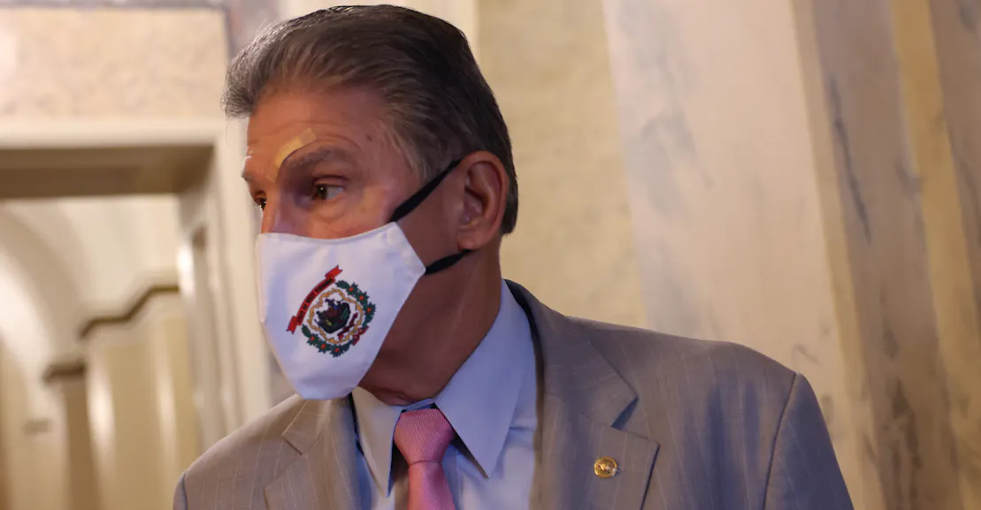 Joe Manchin’s Lame Reason for Opposing More Infrastructure Spending Joe Manchin’s Lame Reason for Opposing More Infrastructure Spending