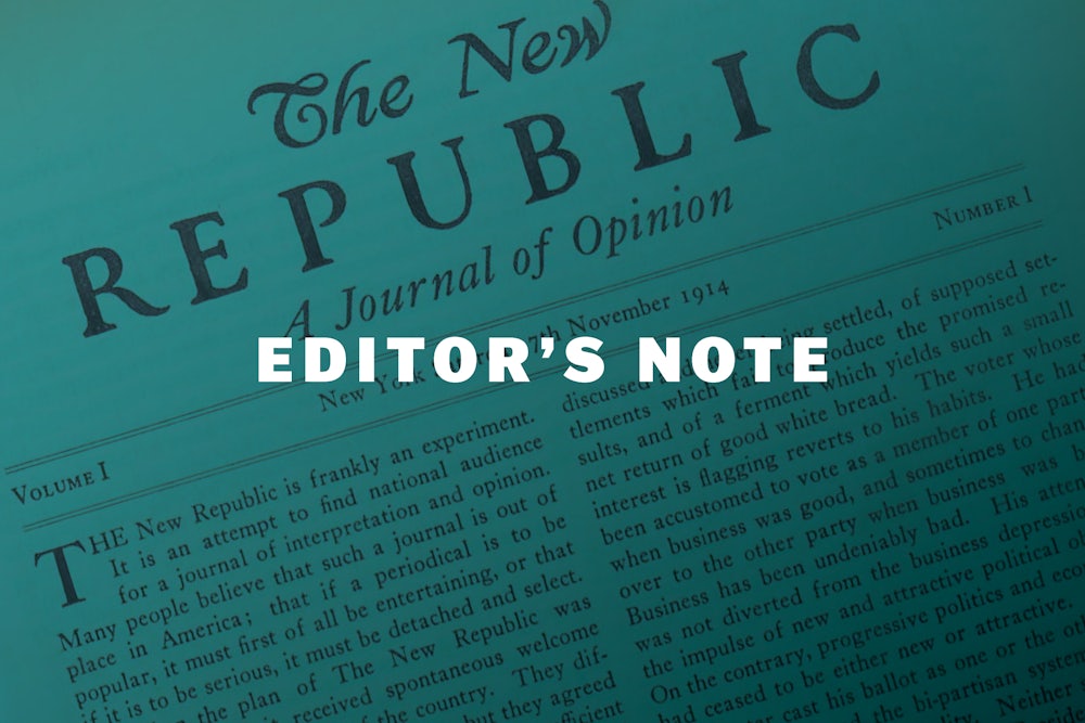 We Set Out With Faith The New Republic -