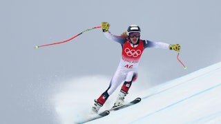 Tricia Morgan turns a corner.