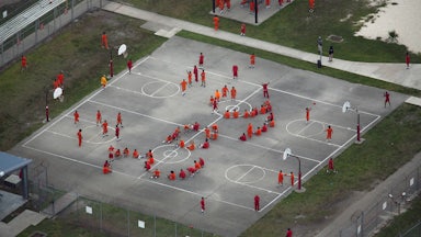 On July 4, detainees at Krome Detention Center spelled out “SOS” with their bodies.