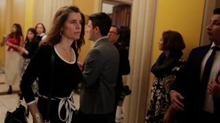 Representative Nancy Mace heads to a meeting with some of Jeffrey Epstein’s accusers at the U.S. Capitol.