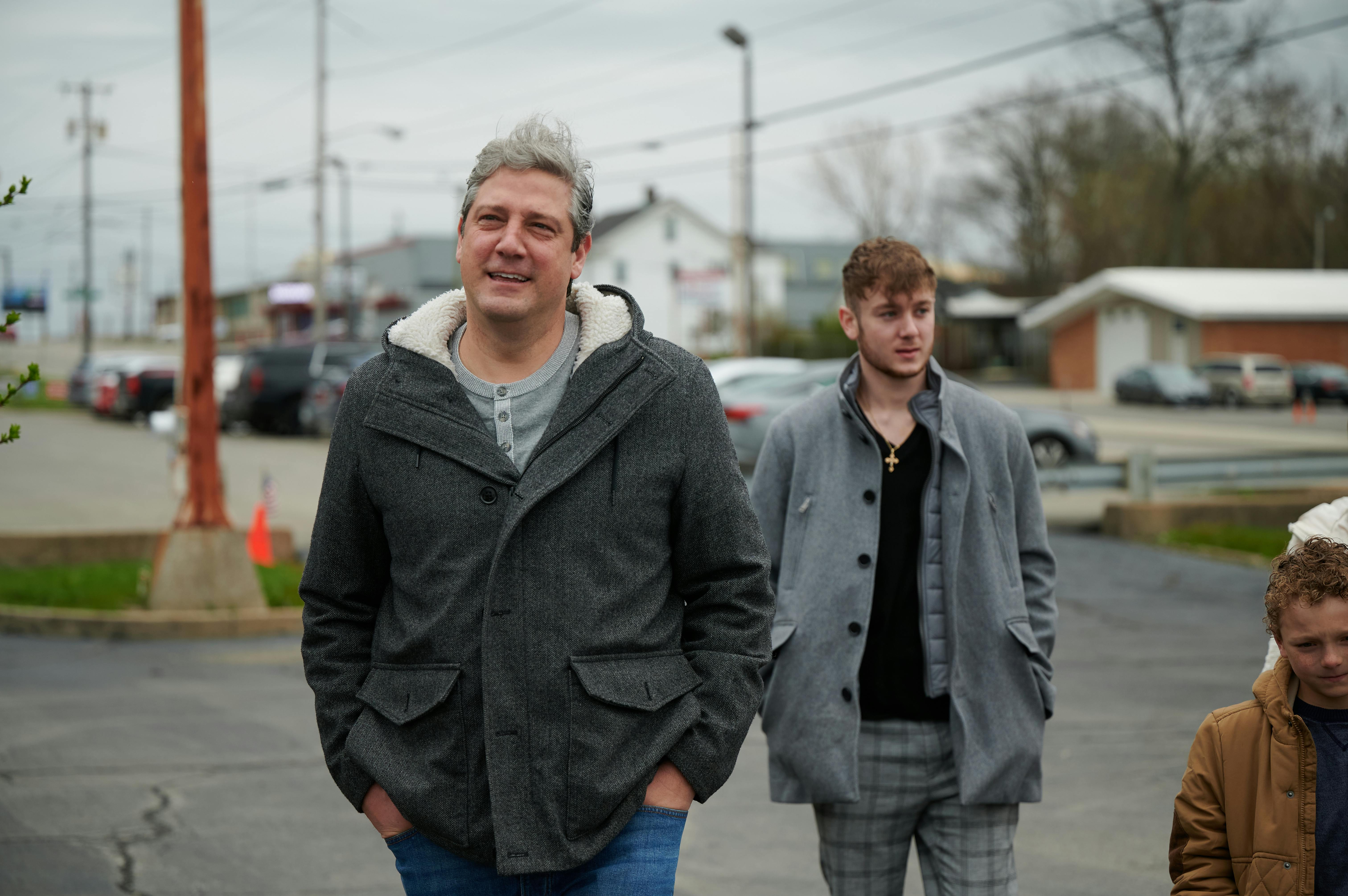 Rep. Tim Ryan at an early voting center