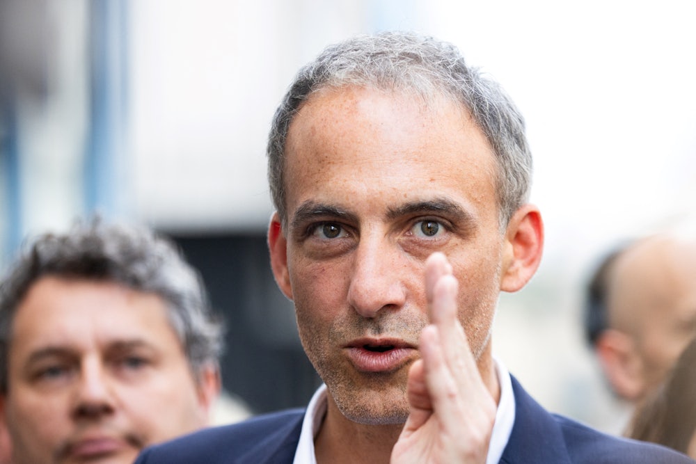 Raphael Glucksmann, co-founder of the Place Publique party