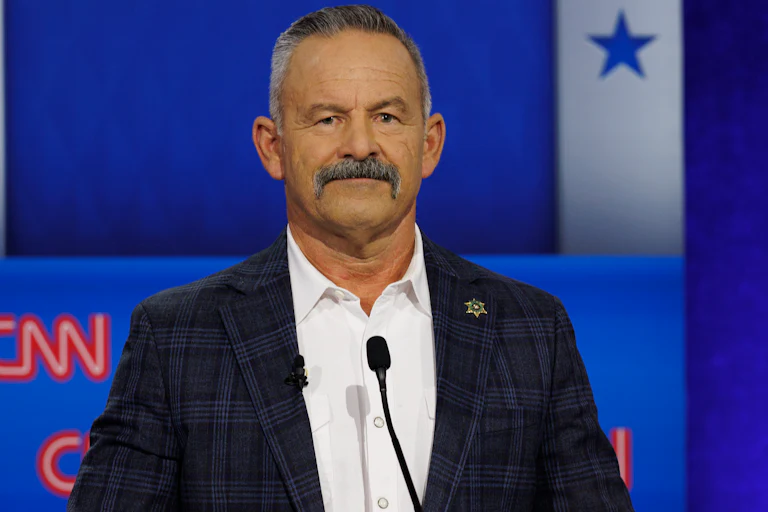 California Republican gubernatorial candidate Chad Bianco