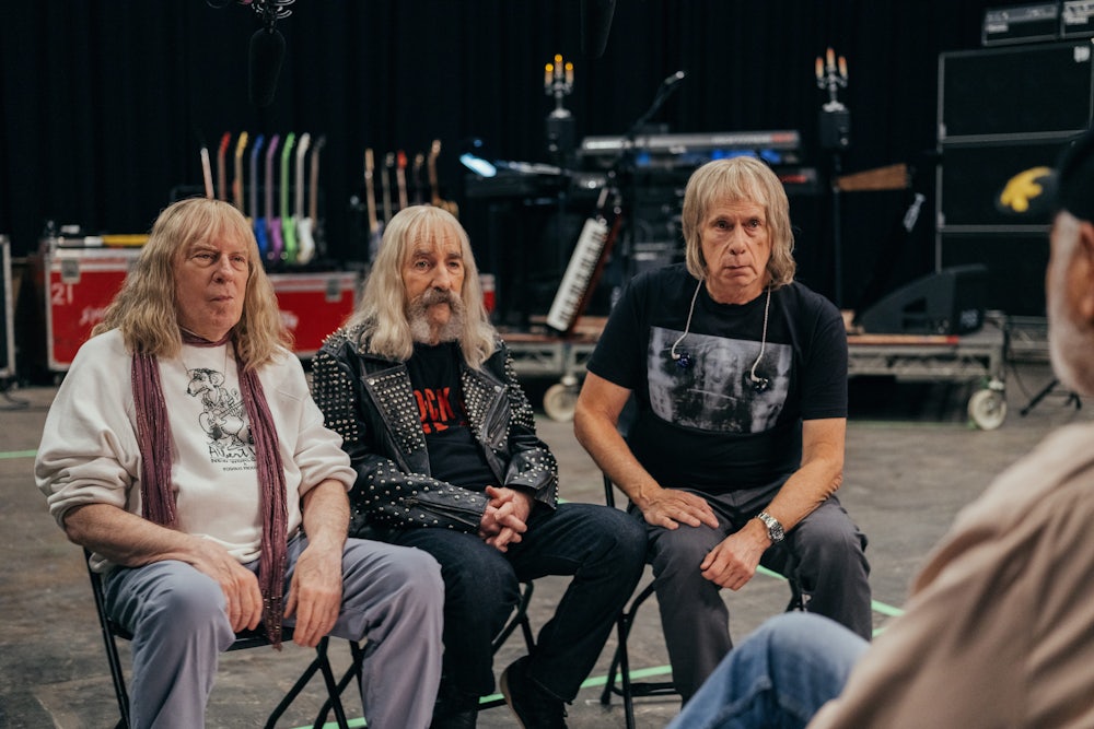 Christopher Guest, Harry Shearer, and Michael McKean in Spinal Tap II