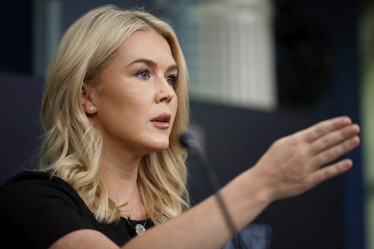 Trump Press Sec’s Dimwitted Spin Implodes as RFK Firing Fiasco Worsens Trump Press Sec’s Dimwitted Spin Implodes as RFK Firing Fiasco Worsens