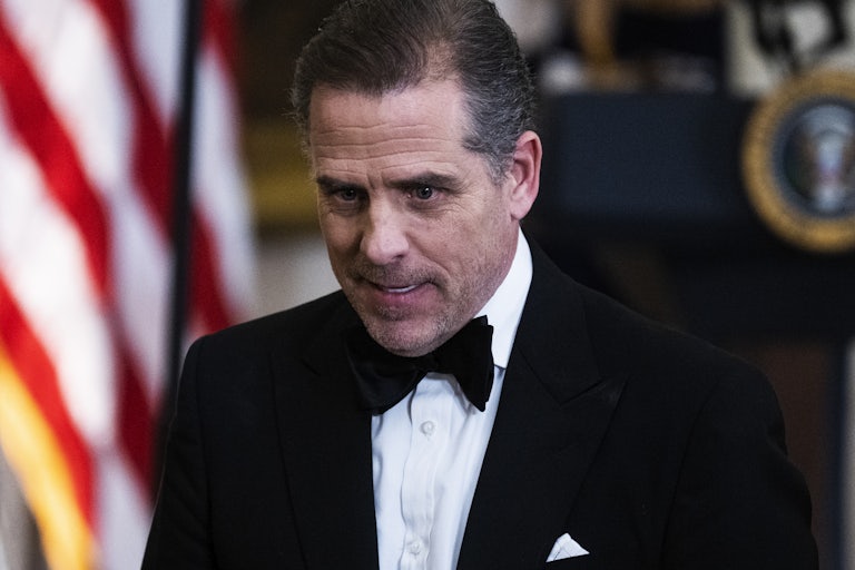 Hunter Biden attends the Kennedy Center Honorees reception at the White House on December 4.