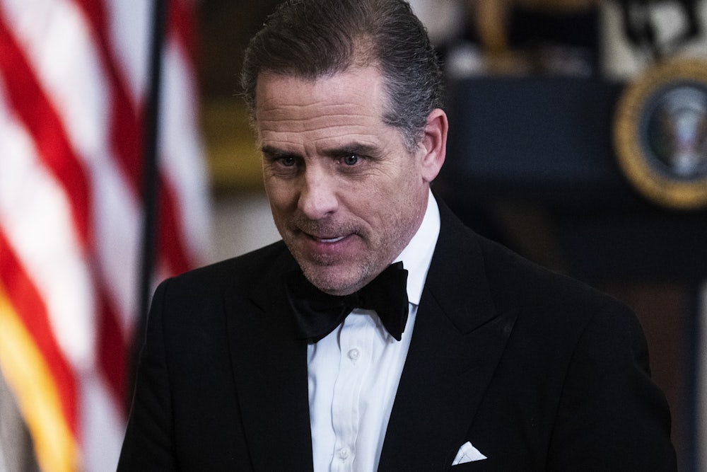 Hunter Biden attends the Kennedy Center Honorees reception at the White House on December 4.