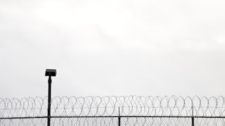 Wire surrounds Marcy Correctional Facility state prison on in Marcy, N.Y.