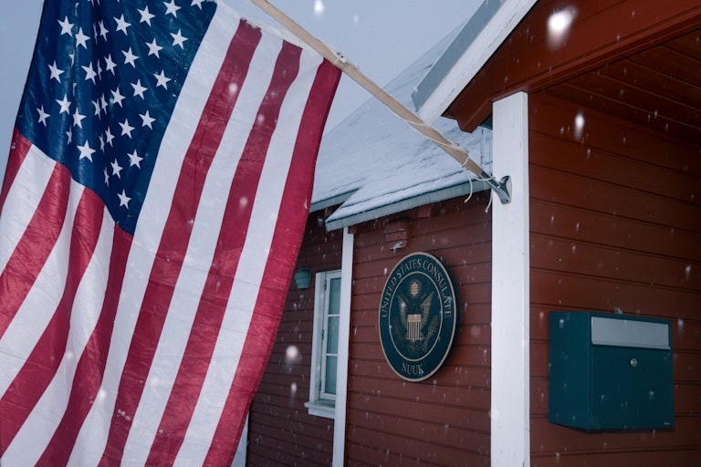 The U.S. consulate in Nuuk, Greenland