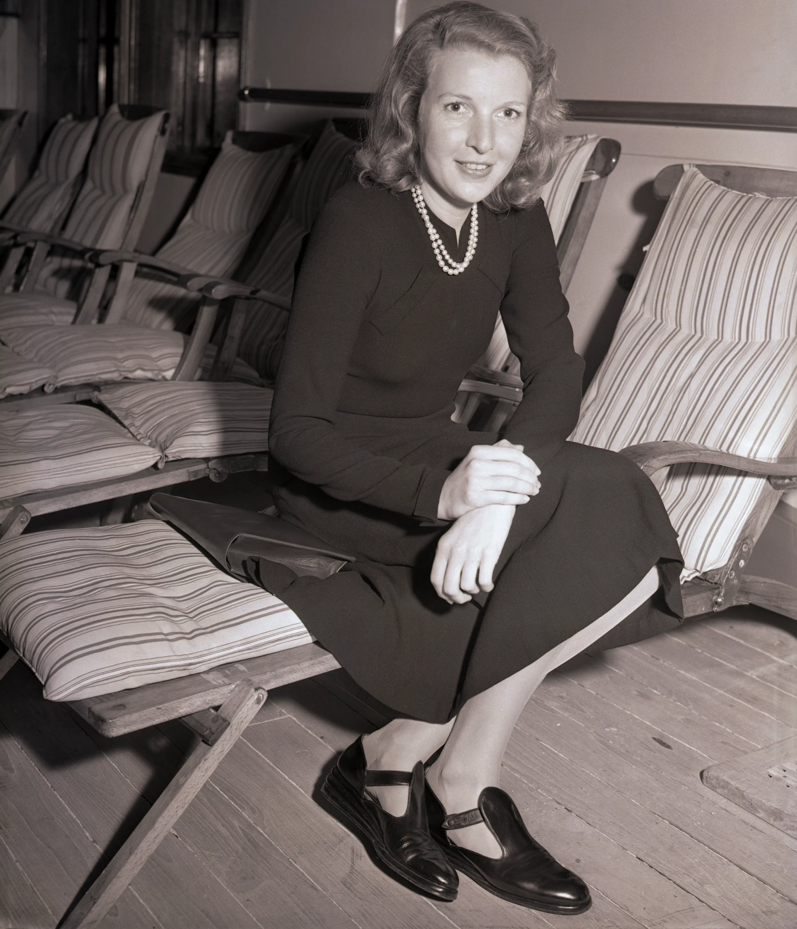 Martha Gellhorn aboard the SS Rex in 1940