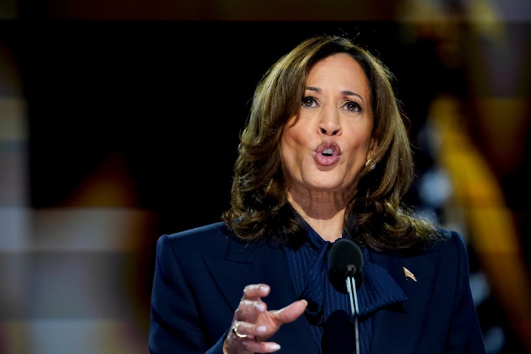 Kamala Harris speaking