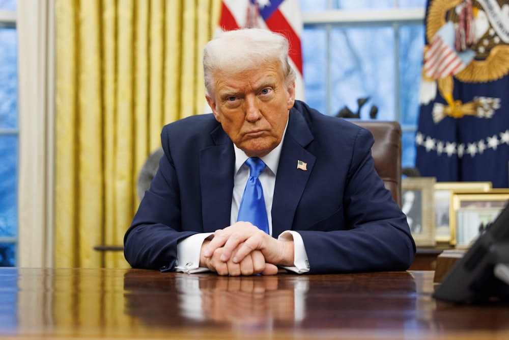 Trump in oval office