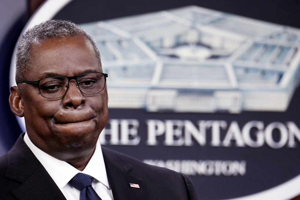 U.S. Defense Secretary Lloyd Austin at the Pentagon