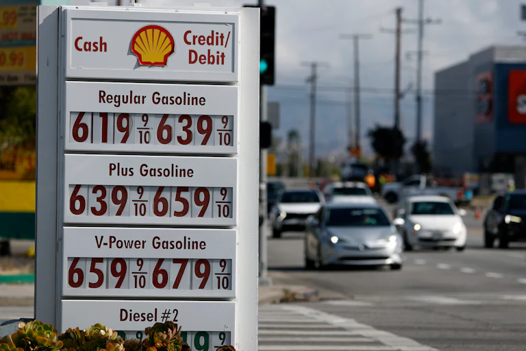 Gas prices starting at $6.19.