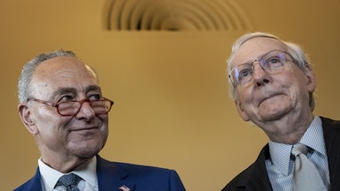 Senate Majority Leader Chuck Schumer and Senate Minority Leader Mitch McConnell