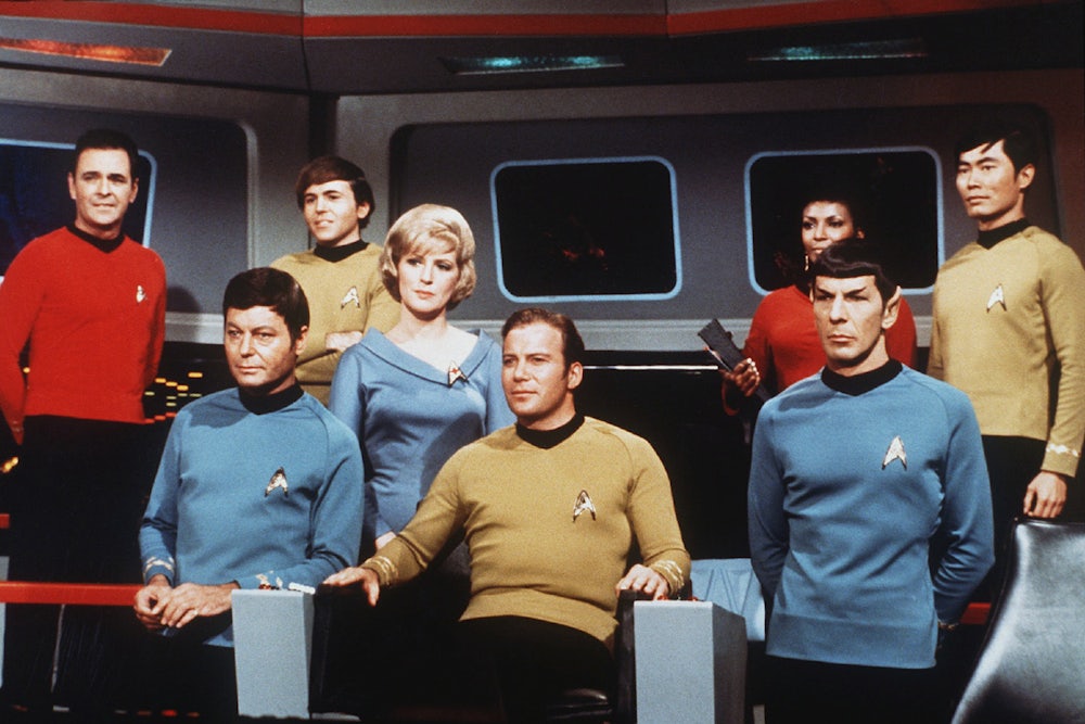 The cast of the original Star Trek series.
