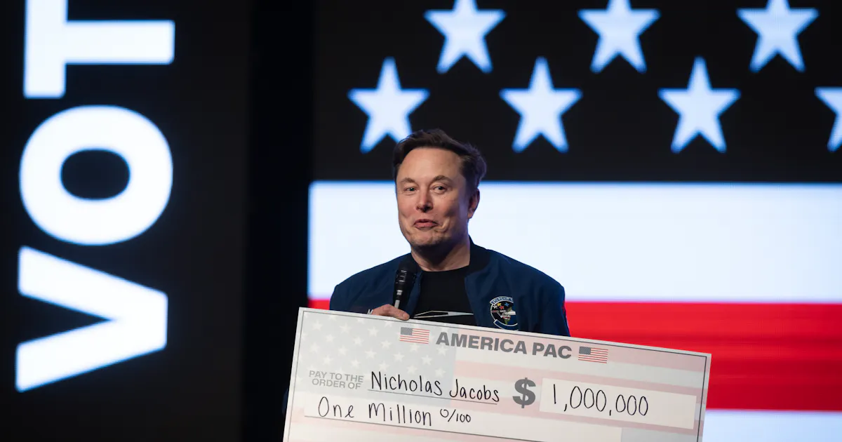 Elon Musk Could Soon Be in Big Trouble Over His Phony Election Lottery