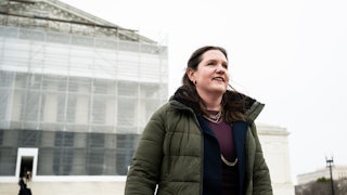 Rebecca Slaughter, former commissioner at the Federal Trade Commission departs the U.S. Supreme Court. The Court’s conservative bloc signaled that it’s poised to give the president control over potentially dozens of traditionally independent federal agencies.