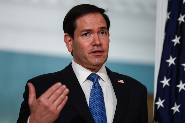 Secretary of State Marco Rubio speaking