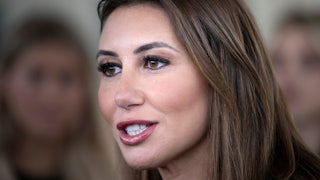 Alina Habba speaks to reporters outside the White House