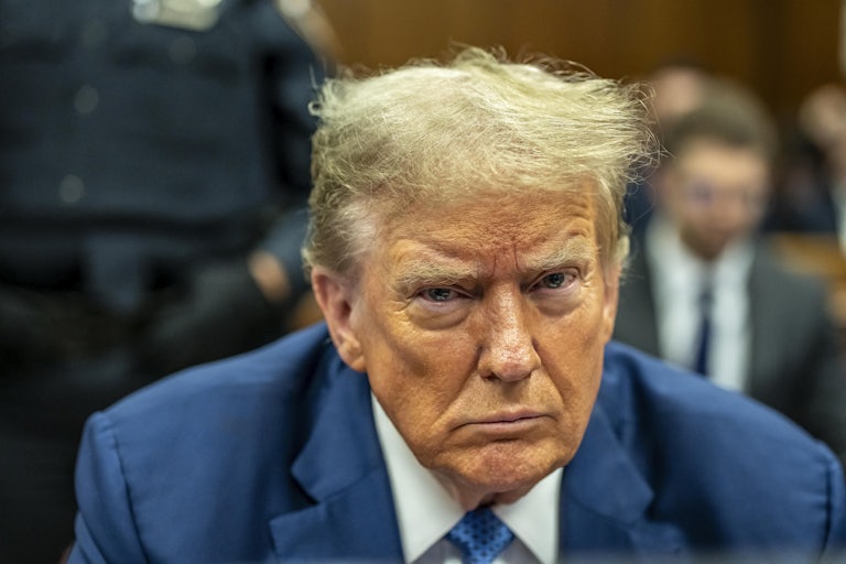 Trump in courtroom